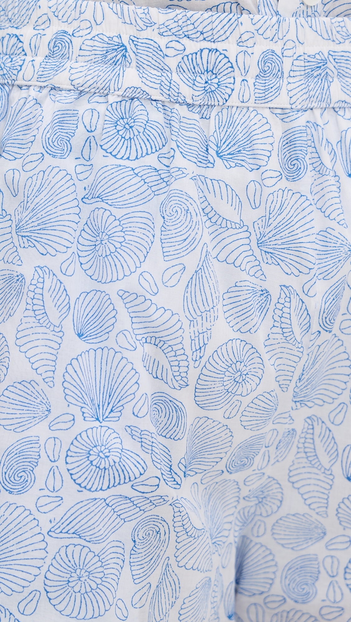 Ava Seashell Shorts Blue Seashell