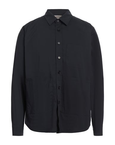Man Shirt Midnight blue Size M Cotton, Polyamide, Elastane