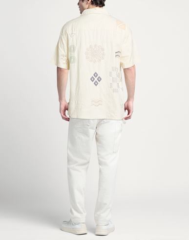 Man Shirt Off white Size S Organic cotton, Linen