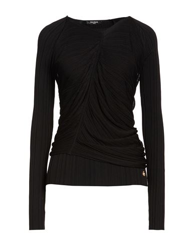 Woman Sweater Black Size 6 Viscose, Polyamide, Elastane