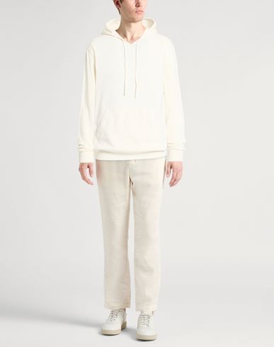 Man Sweater Ivory Size L Cotton