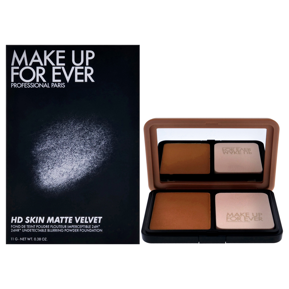 HD Skin Matte Velvet Powder Foundation - 2N34 Honey For medium to tan skin tones with neutral undertone