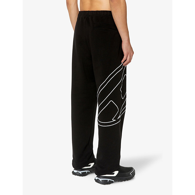 Mens 9XX P Marky Megoval Brand-embroidered Cotton Jogging Bottoms