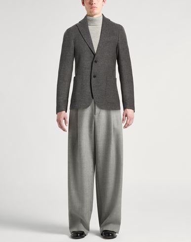 Man Blazer Grey Size 42 Wool, Polyamide