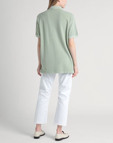 Woman Polo shirt Sage green