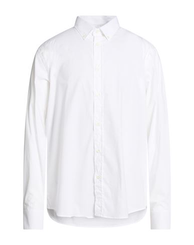 Man Shirt White Size 17 ½ Cotton, Elastane