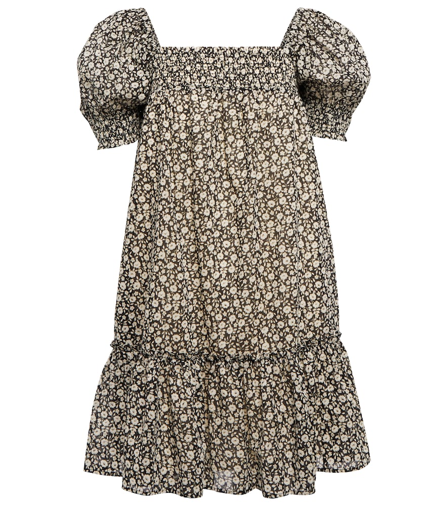 Tory Burch Floral smocked minidress