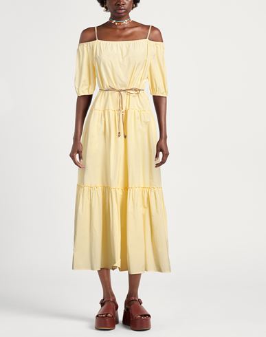 Woman Maxi dress Pastel yellow