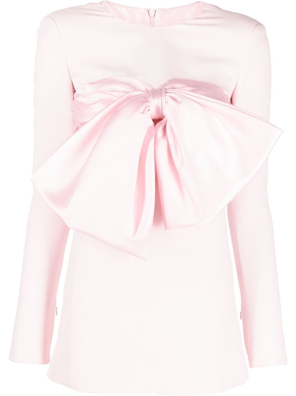 Oversize-bow mini dress - Pink