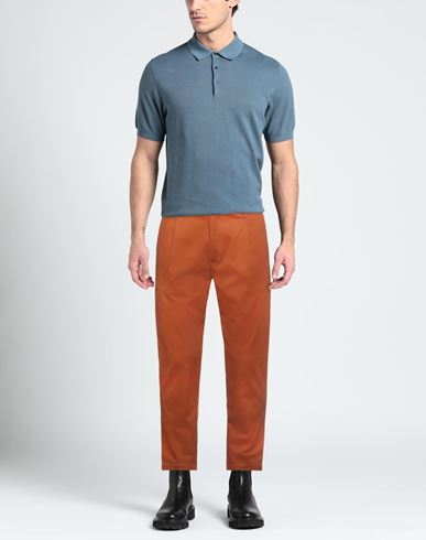 Man Pants Tan Size 30 Cotton, Elastane