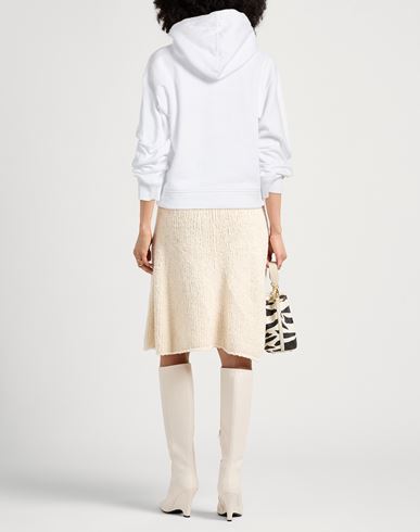 Woman Sweatshirt White Size M Cotton