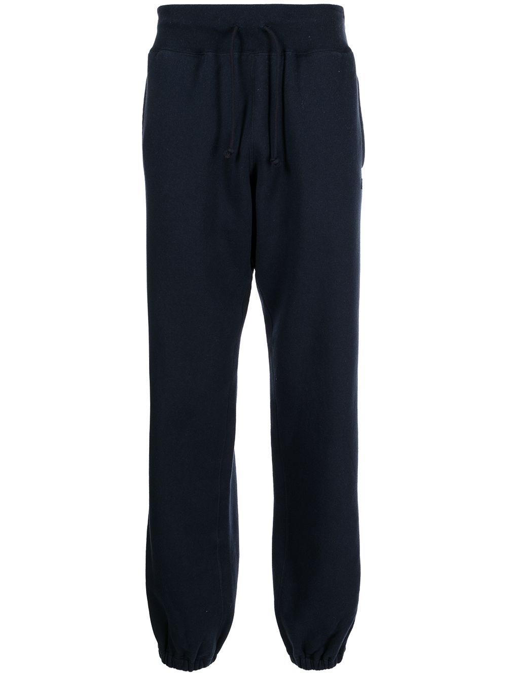 Logo-patch drawstring track pants - Grey