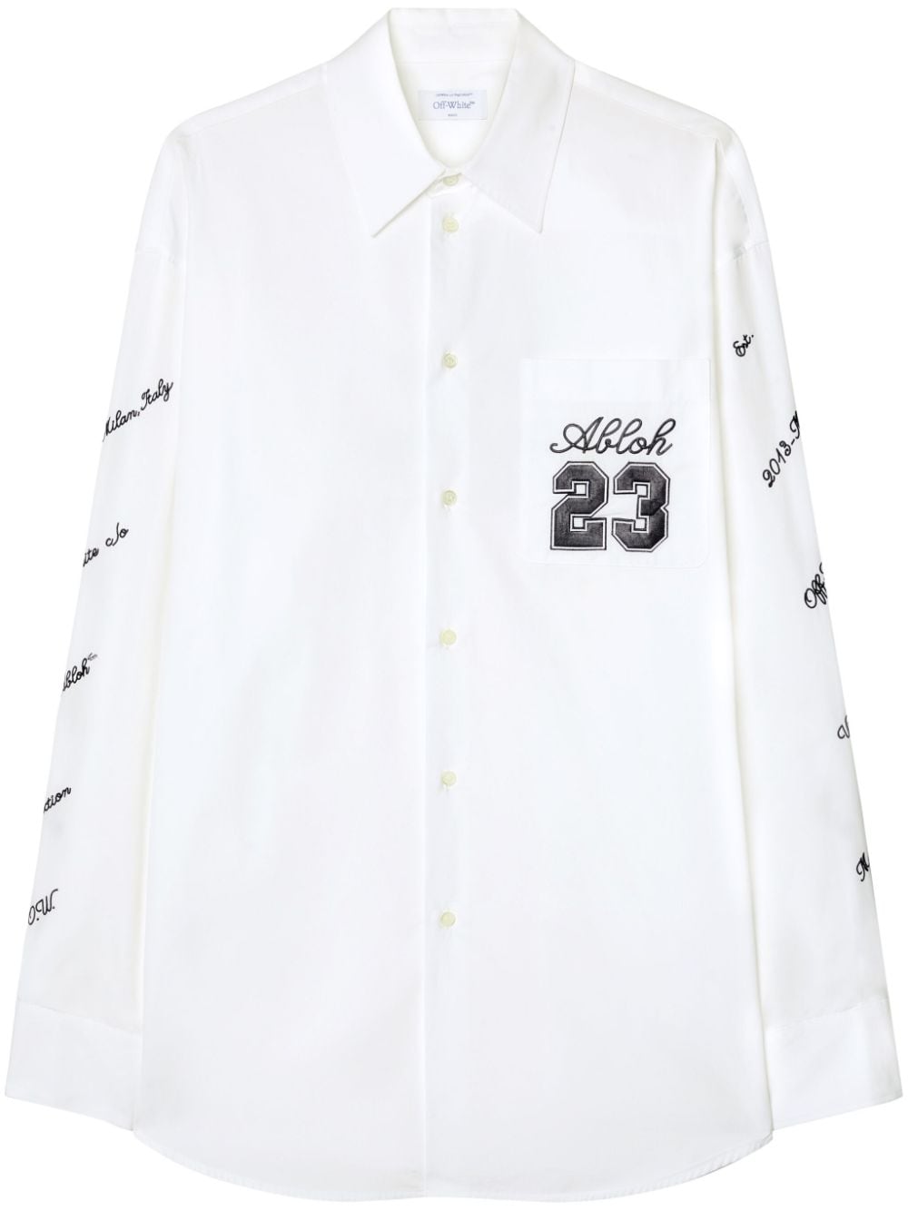 Shirt with embroidery