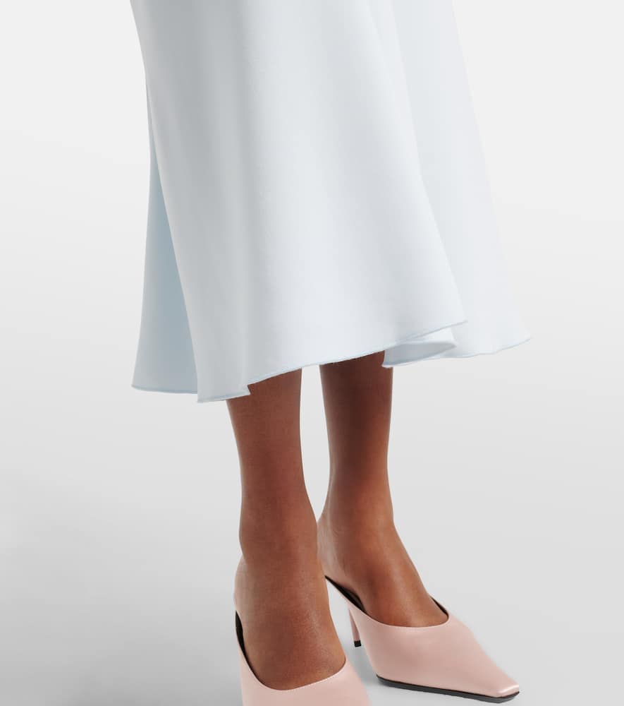 Gathered midi dress