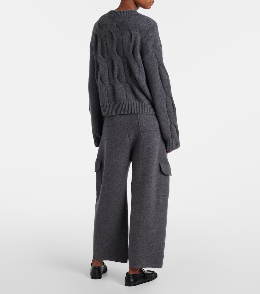 Sammie cable-knit cashmere sweater
