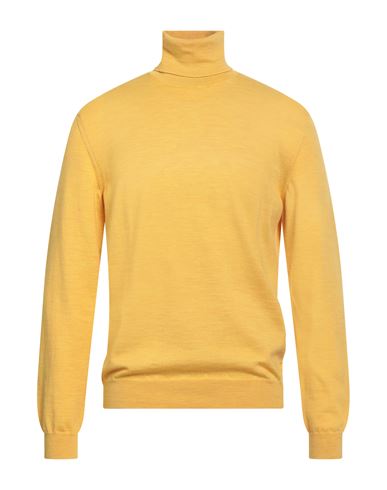 By Slowear Man Turtleneck Yellow Size 42 Virgin Wool