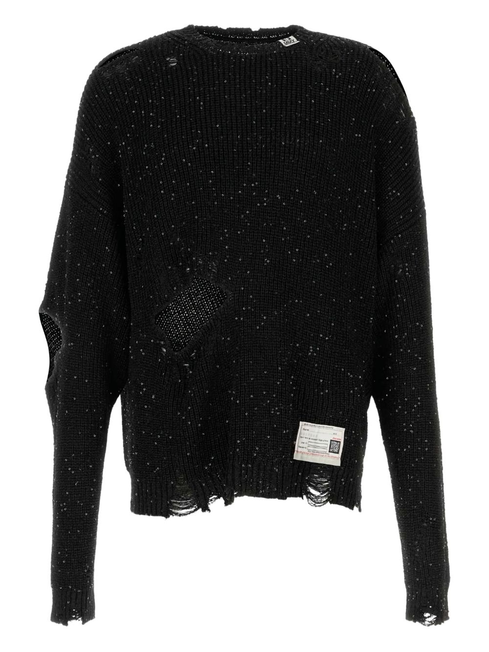 Maison MIHARA YASUHIRO sequin-embellished sweater - Black