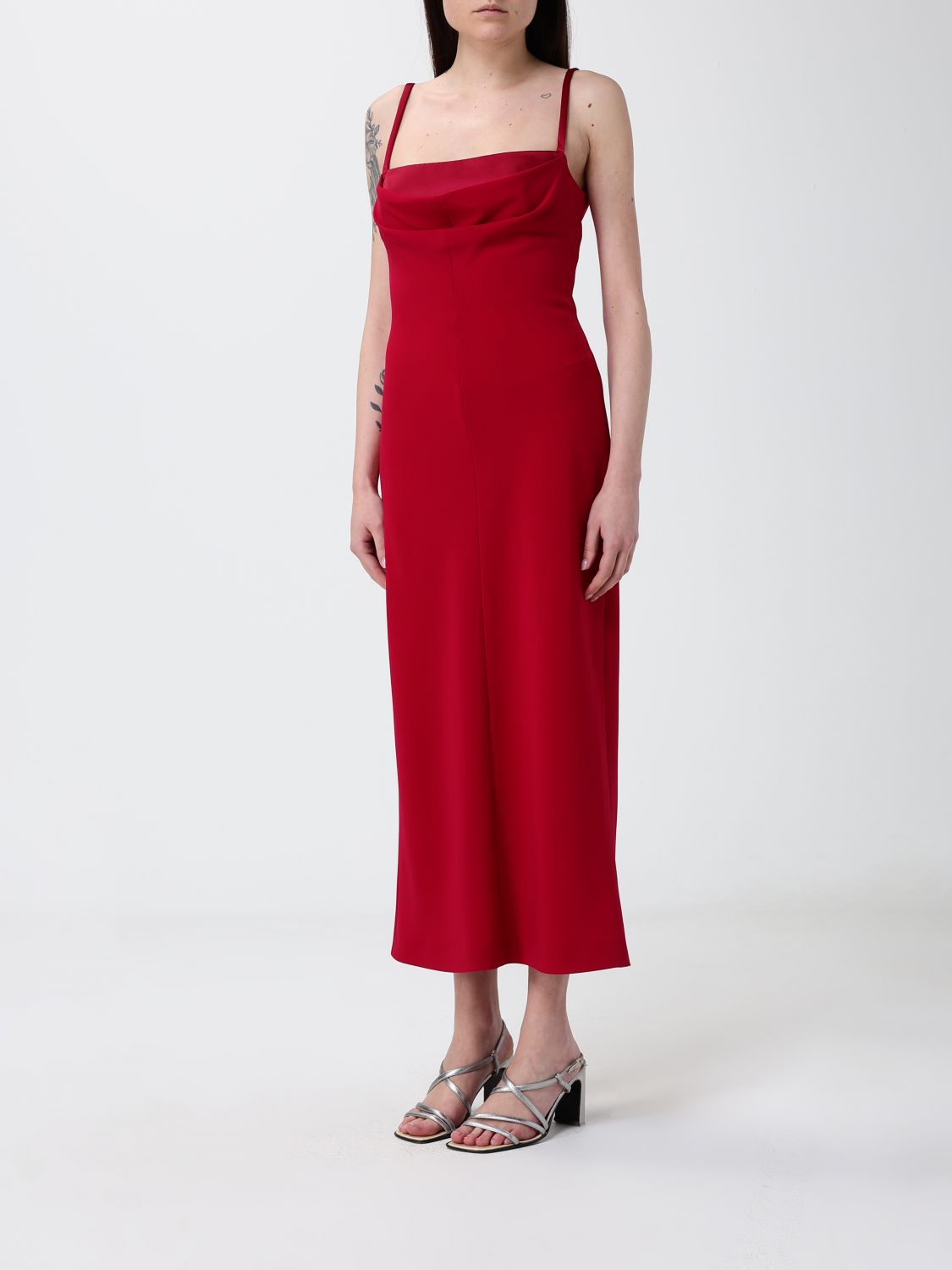 Dress Woman color Geranium