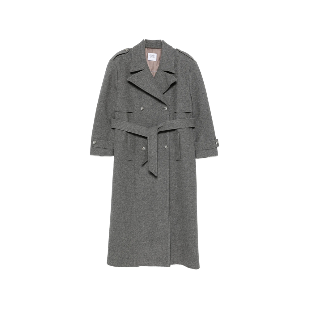 Double-breasted Belted Coat