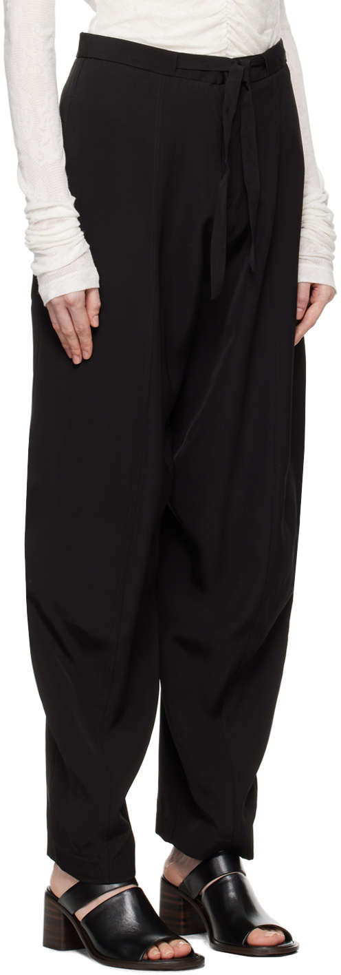 BITE Black Evening Belted Trousers