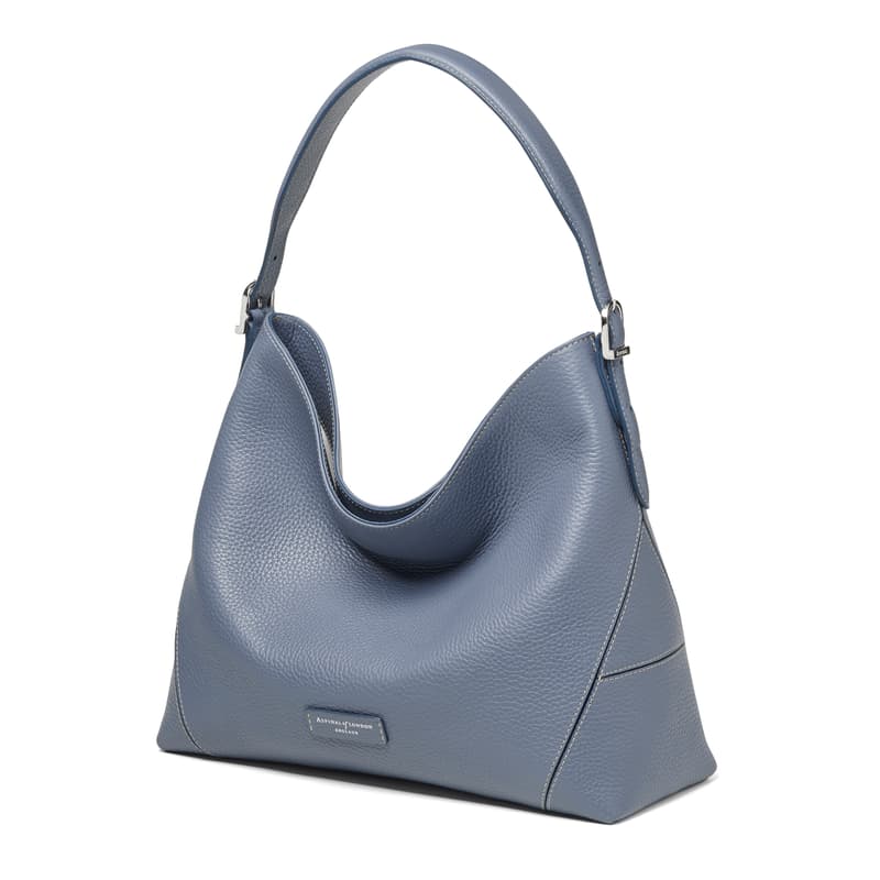 Hobo Bag in Heritage Blue Pebble
