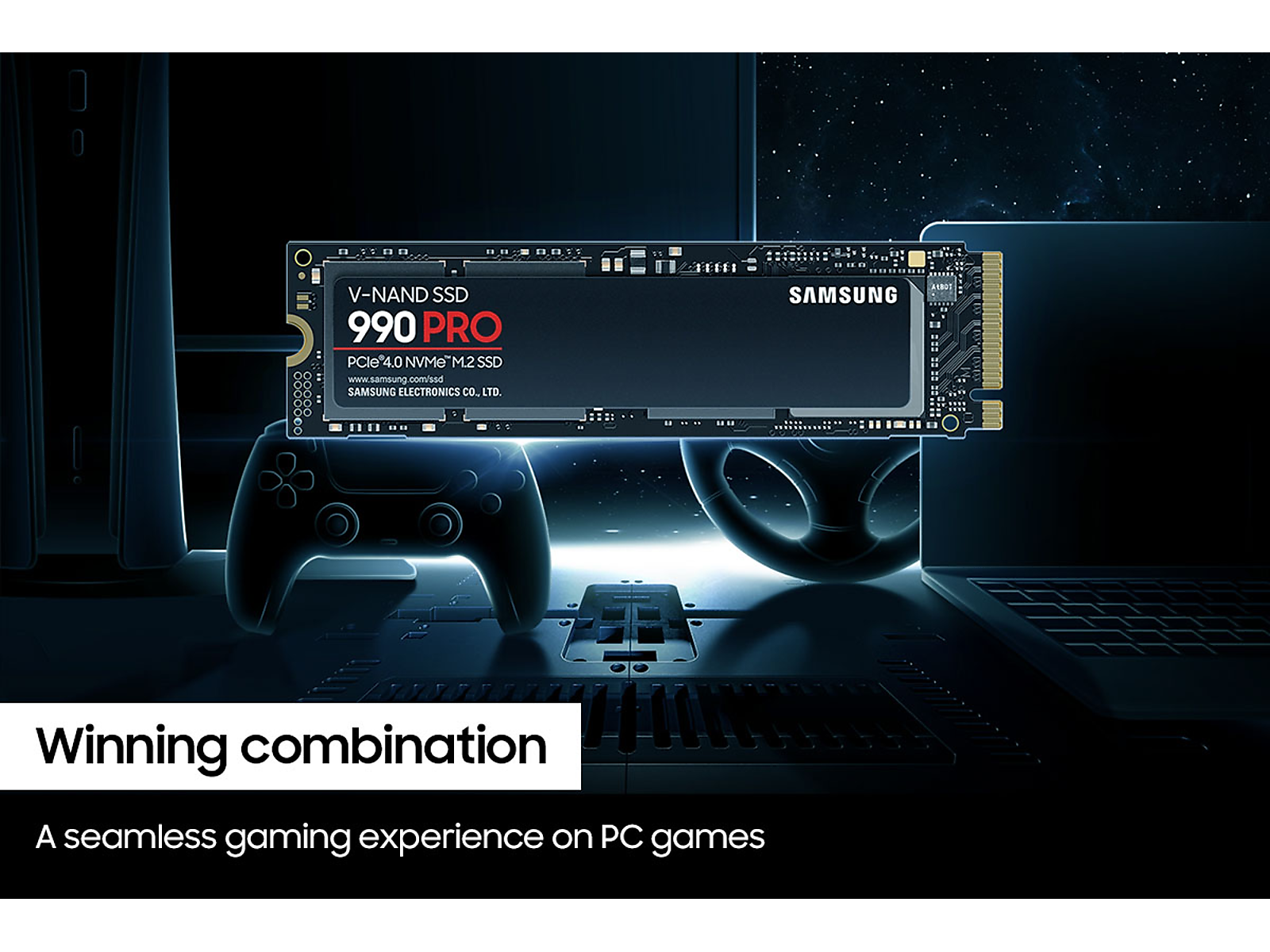 990 PRO PCIe® 4.0 NVMe® SSD 4TB(MZ-V9P4T0B/AM)