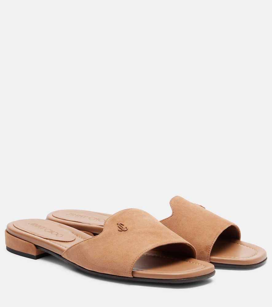 Dina suede slides