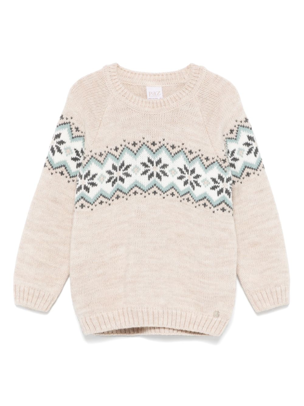 Fair-isle sweater - Neutrals