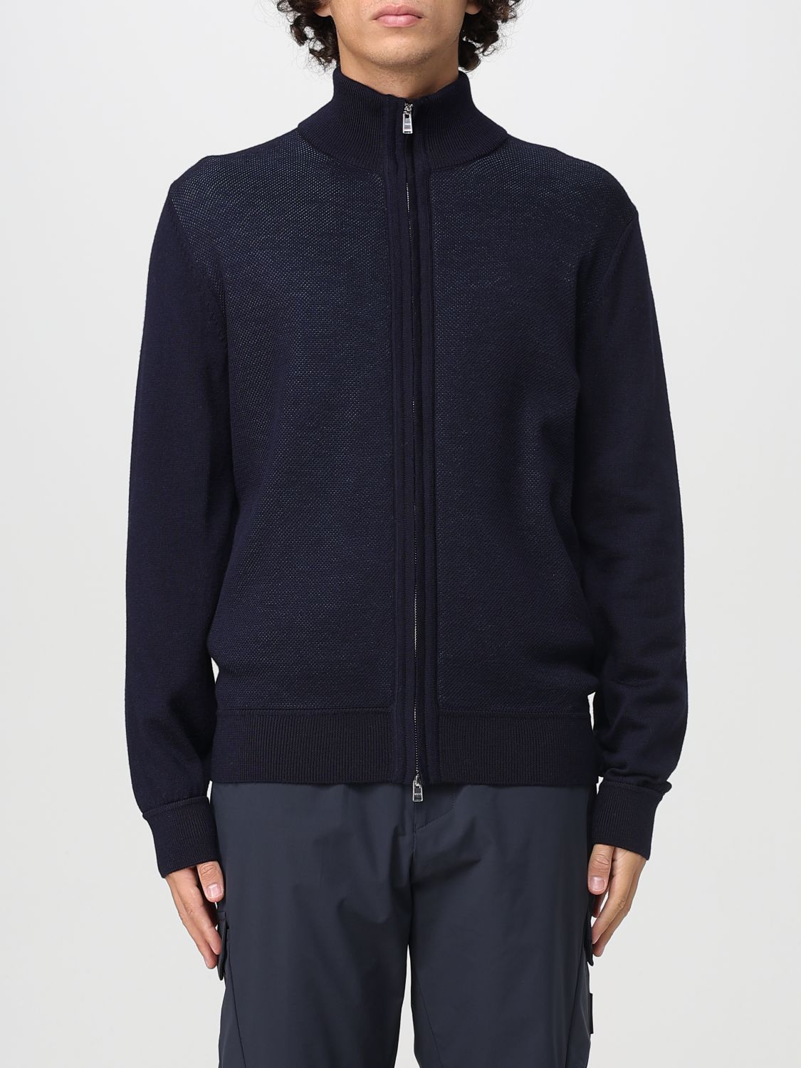 Cardigan Men color Blue