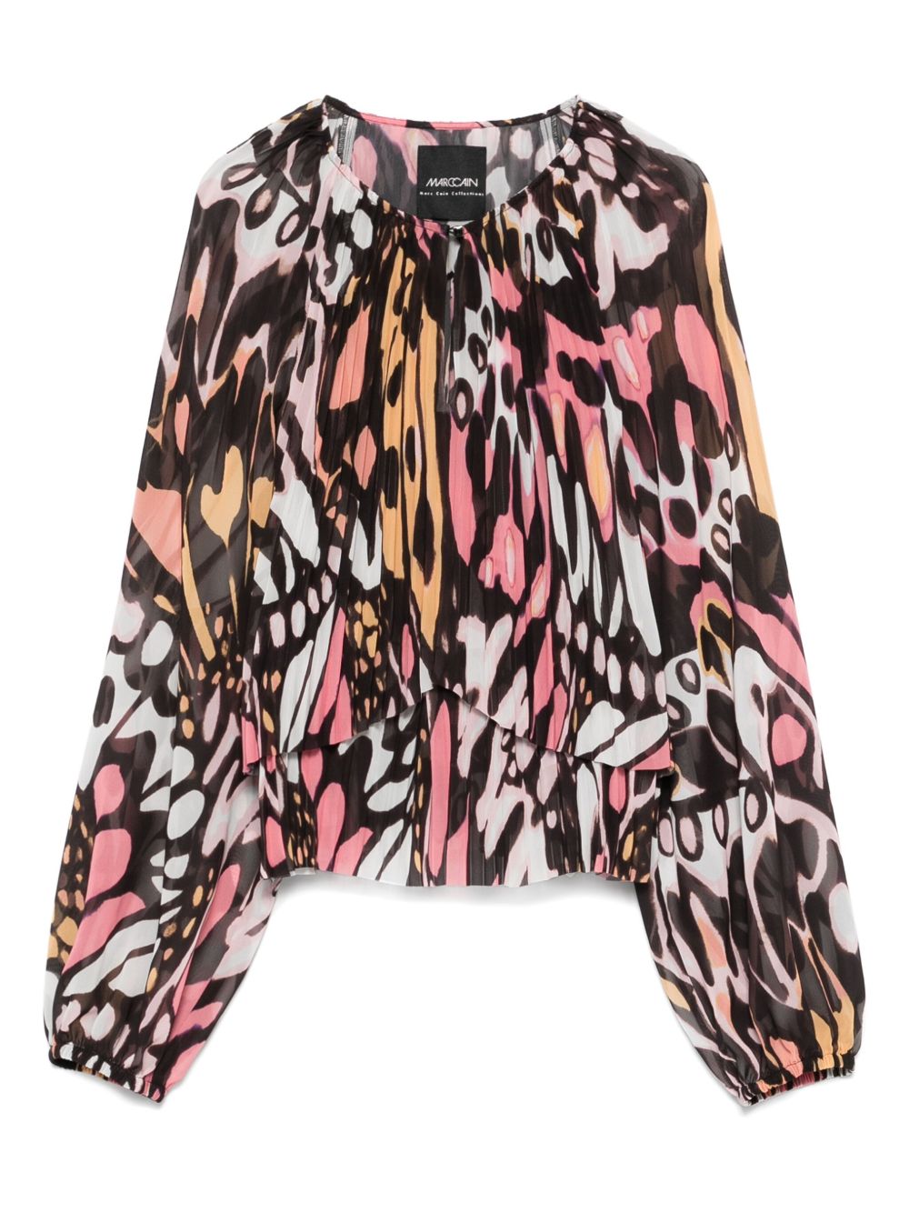 MARCCAIN printed blouse - Brown