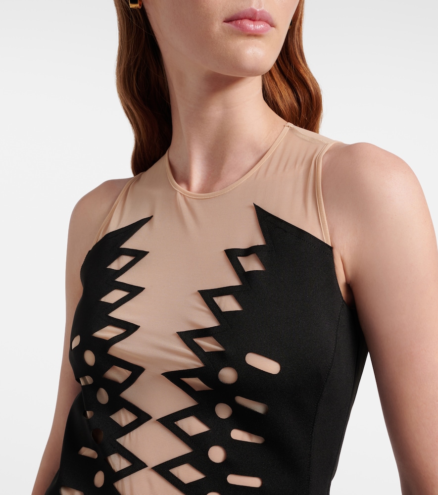 Mesh gown