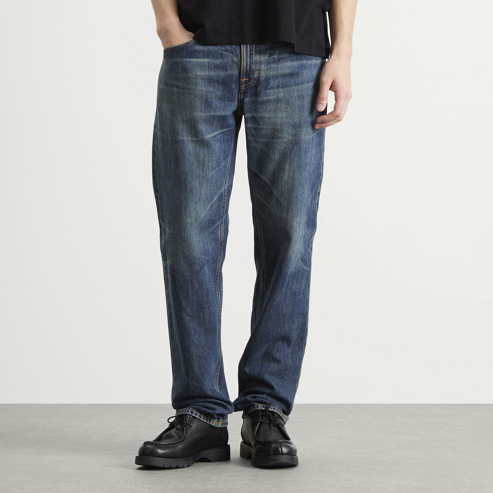 Men's Gritty Jackson Straight Leg Jeans in Thriller Tracks