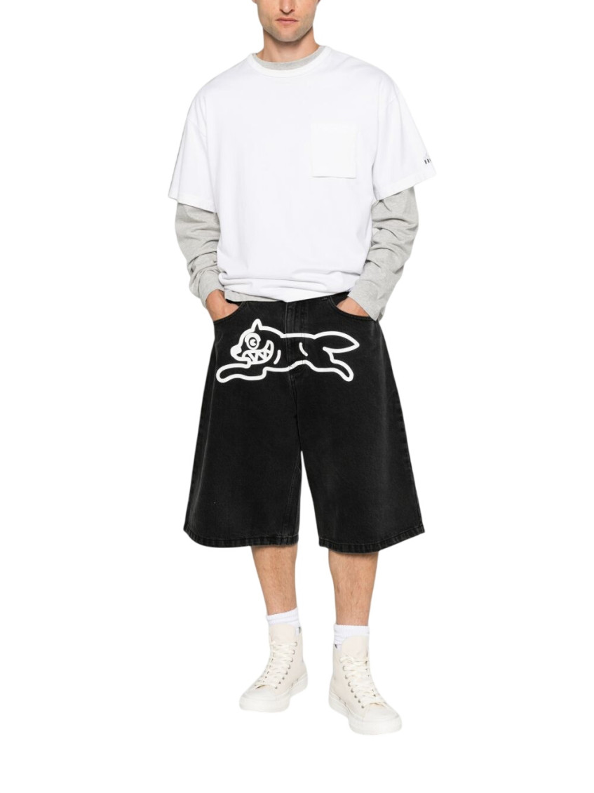 Denim Cargo Shorts