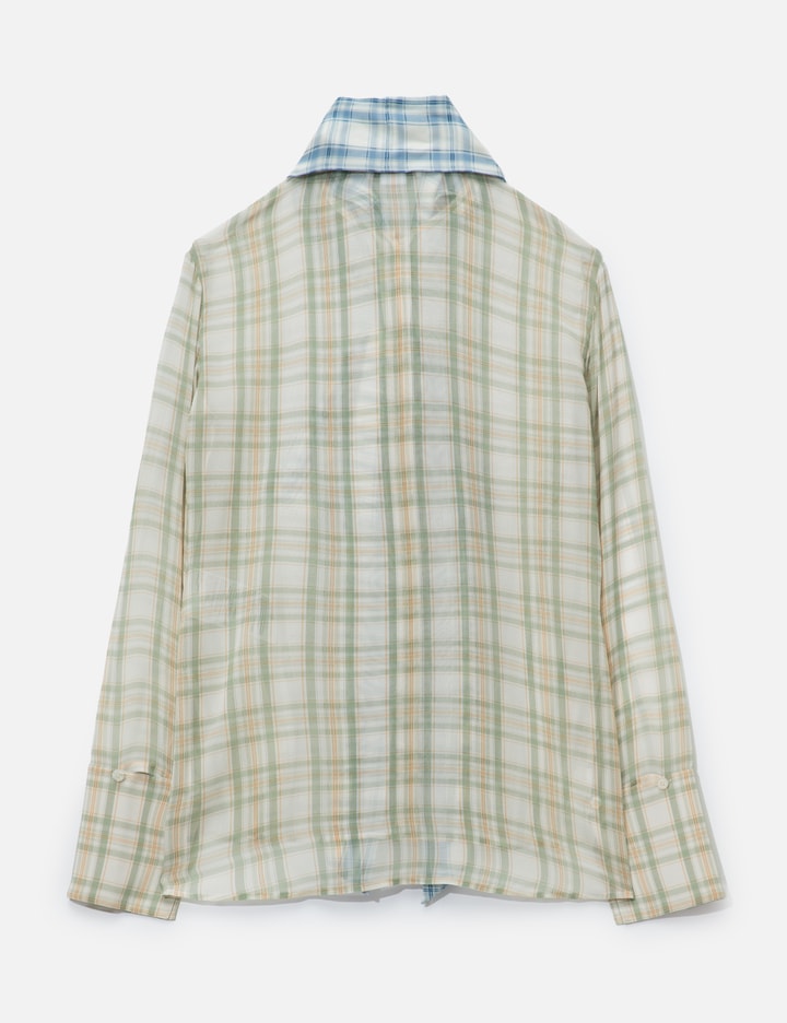 Silk Blouse With Scarf