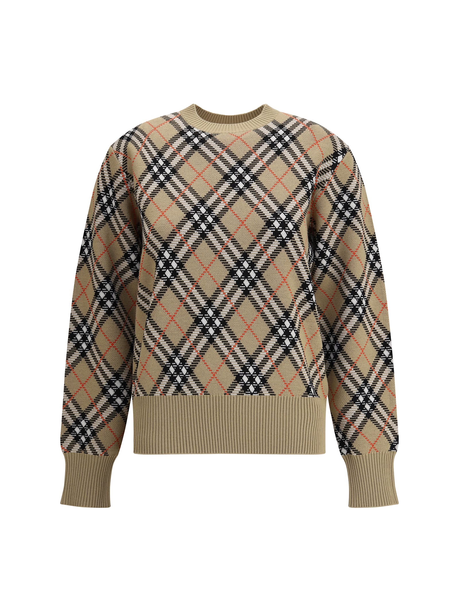 Embroidered Wool Blend Sweater