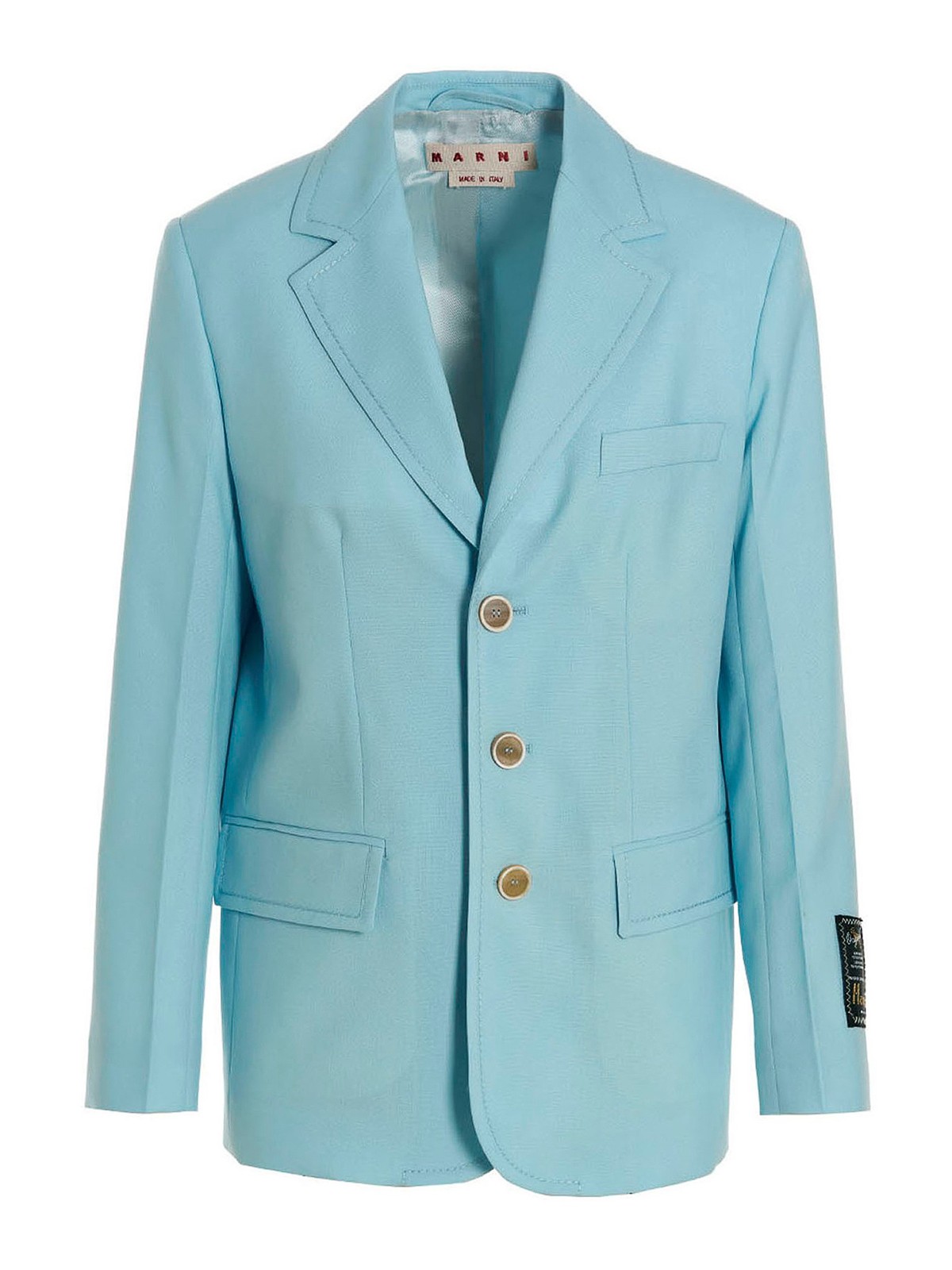 Single-breasted blazer jacket