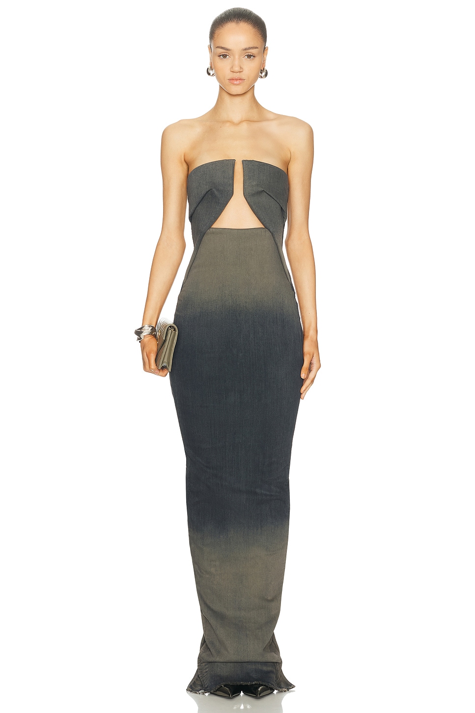 Rick Owens Prong Gown in Blue