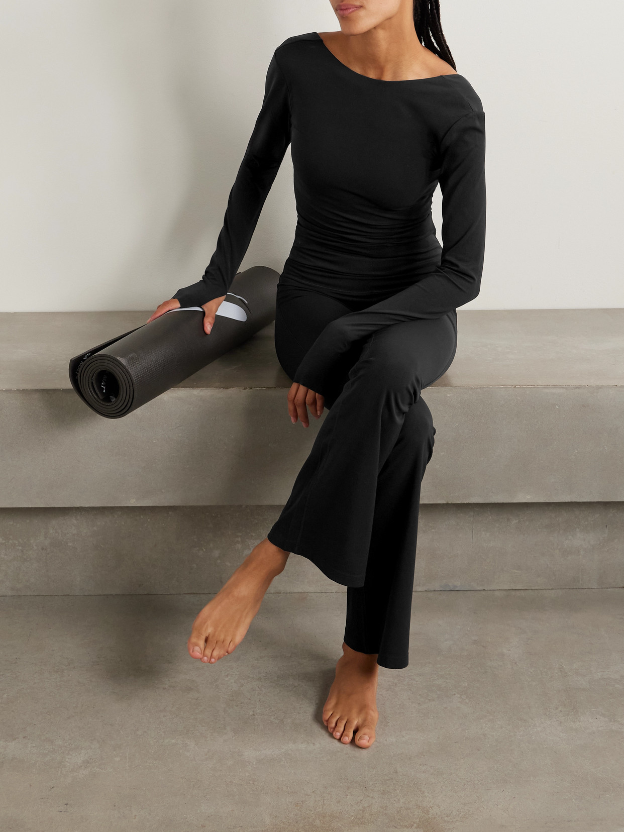 Zenvy Dri-fit Infinasoft Top - Black