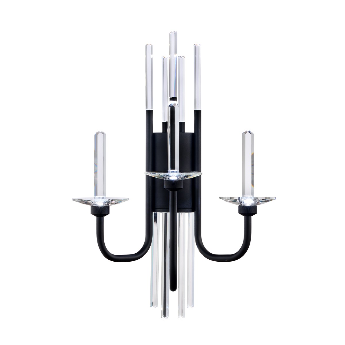 Soft Silver LED Wall Sconce from the Calliope Collection