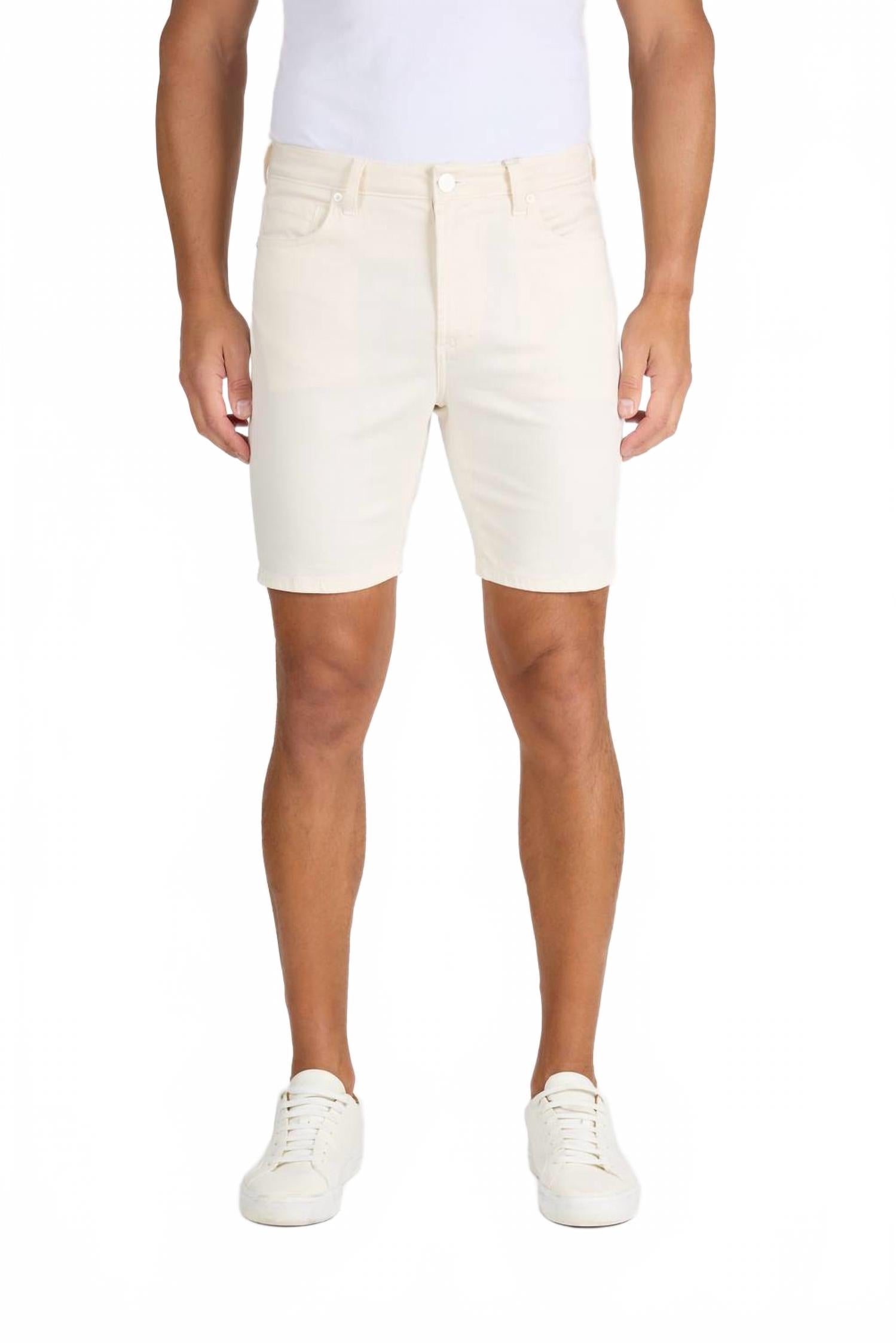 Brando Slim Fit Short In Vintage Blanc