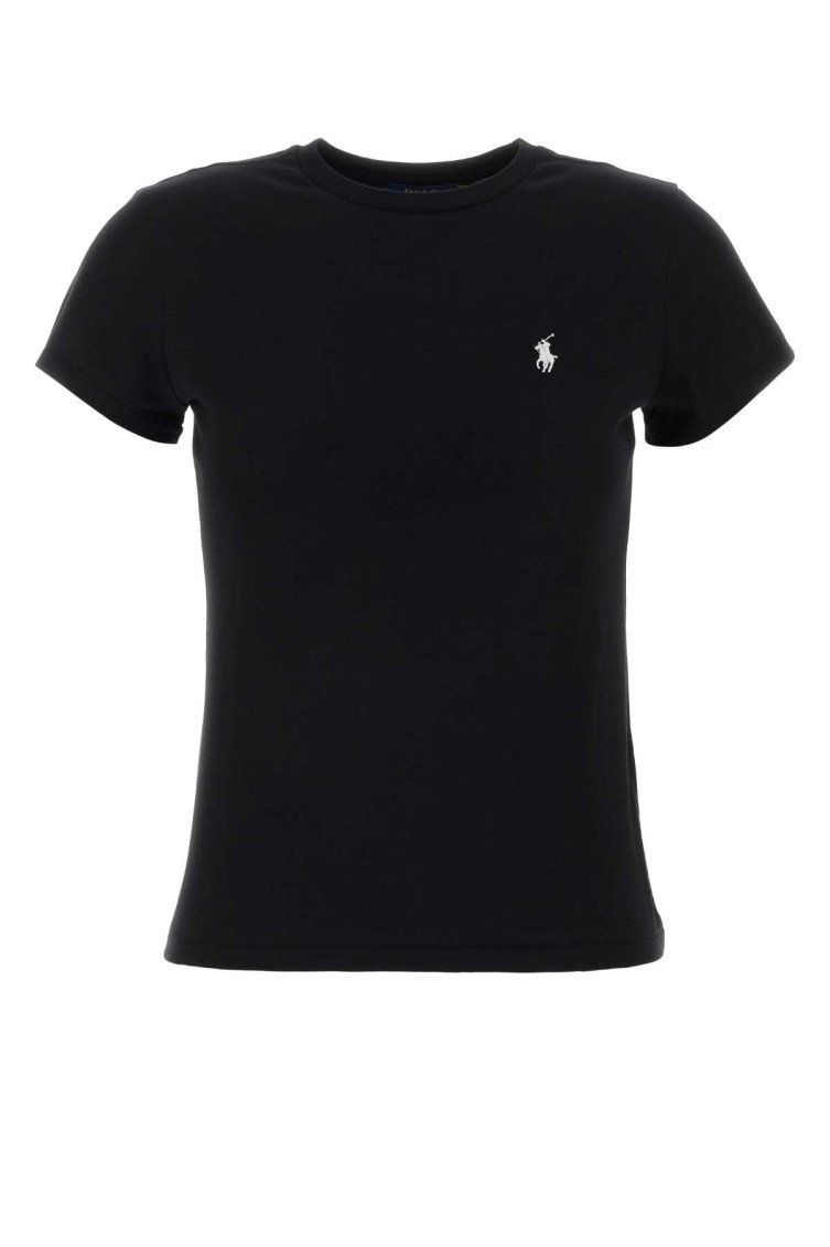 Black Crew Neck Logo T-Shirt