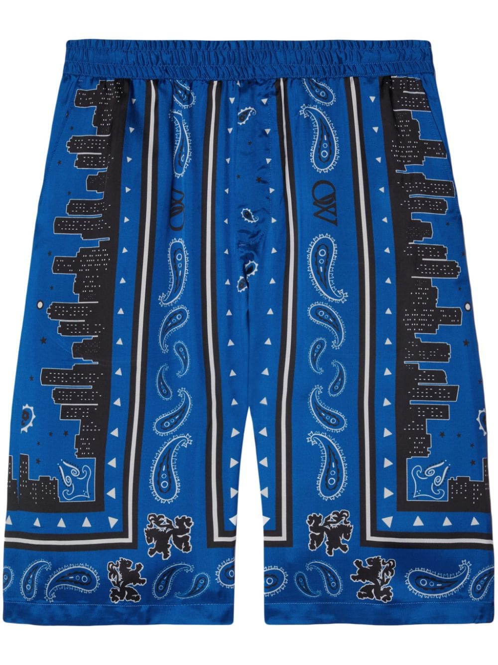 Stylish Bandana Viscose Shorts for Men