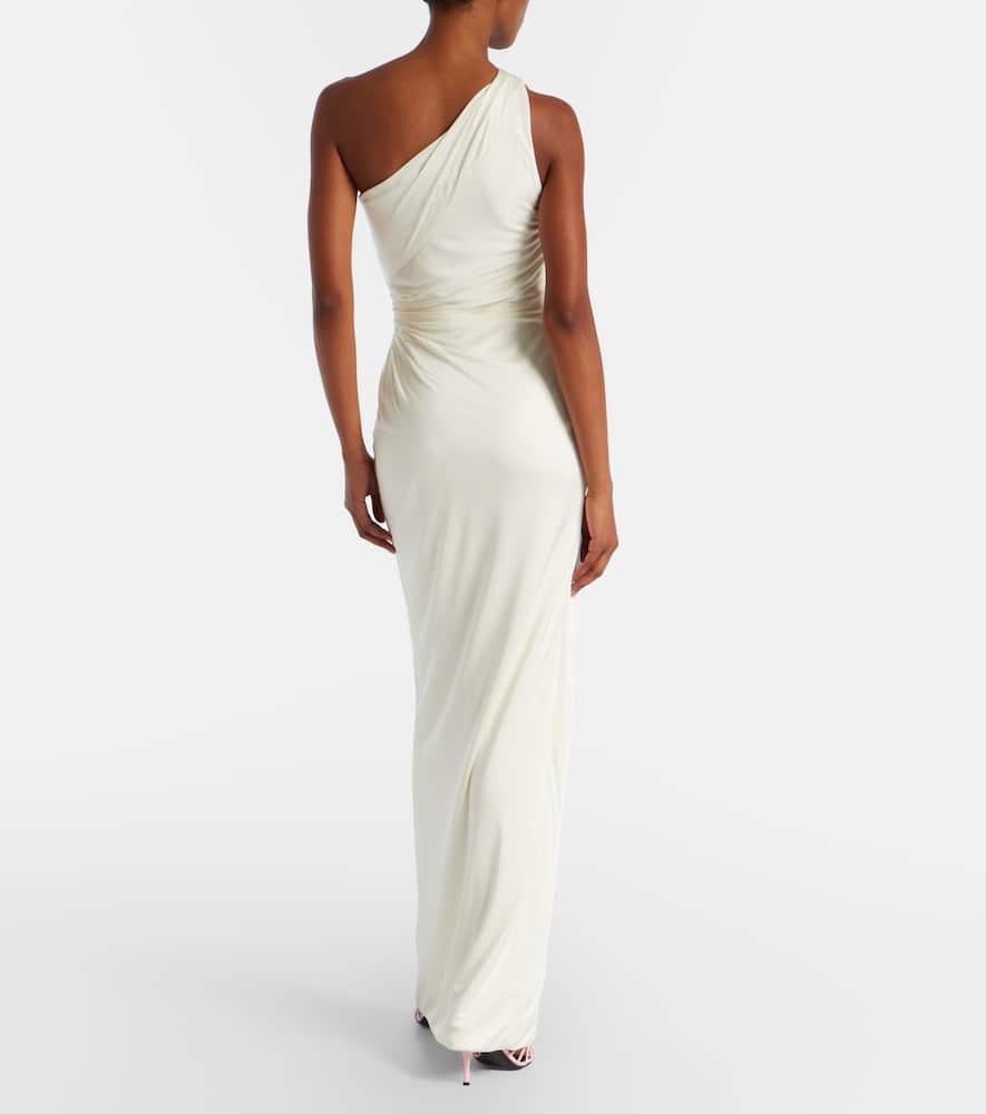 Medusa '95 gathered jersey gown