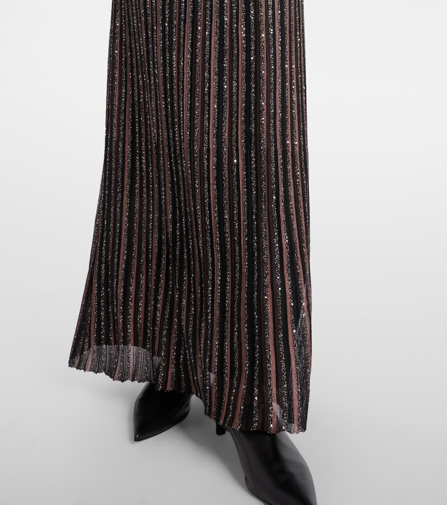 Zig Zag sequined cardigan