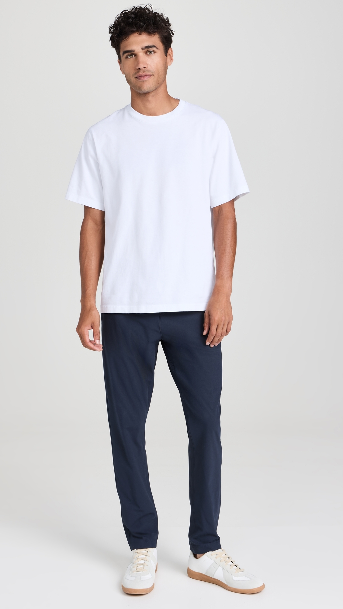 Stretch Warp Knit Coach's Pant Navy