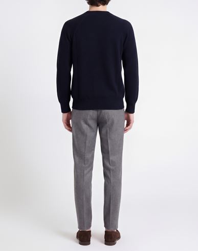 Man Sweater Midnight blue Size 36 Wool
