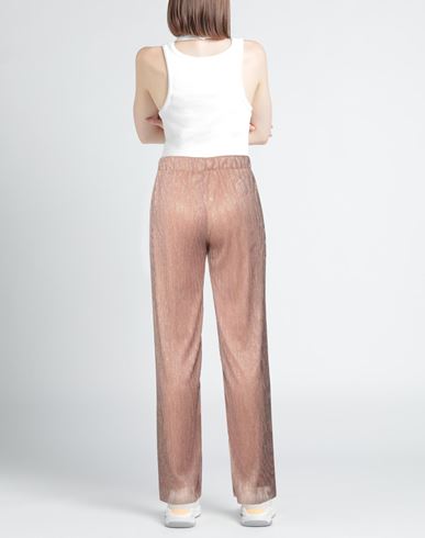 Woman Pants Blush Size M Polyester, Lurex