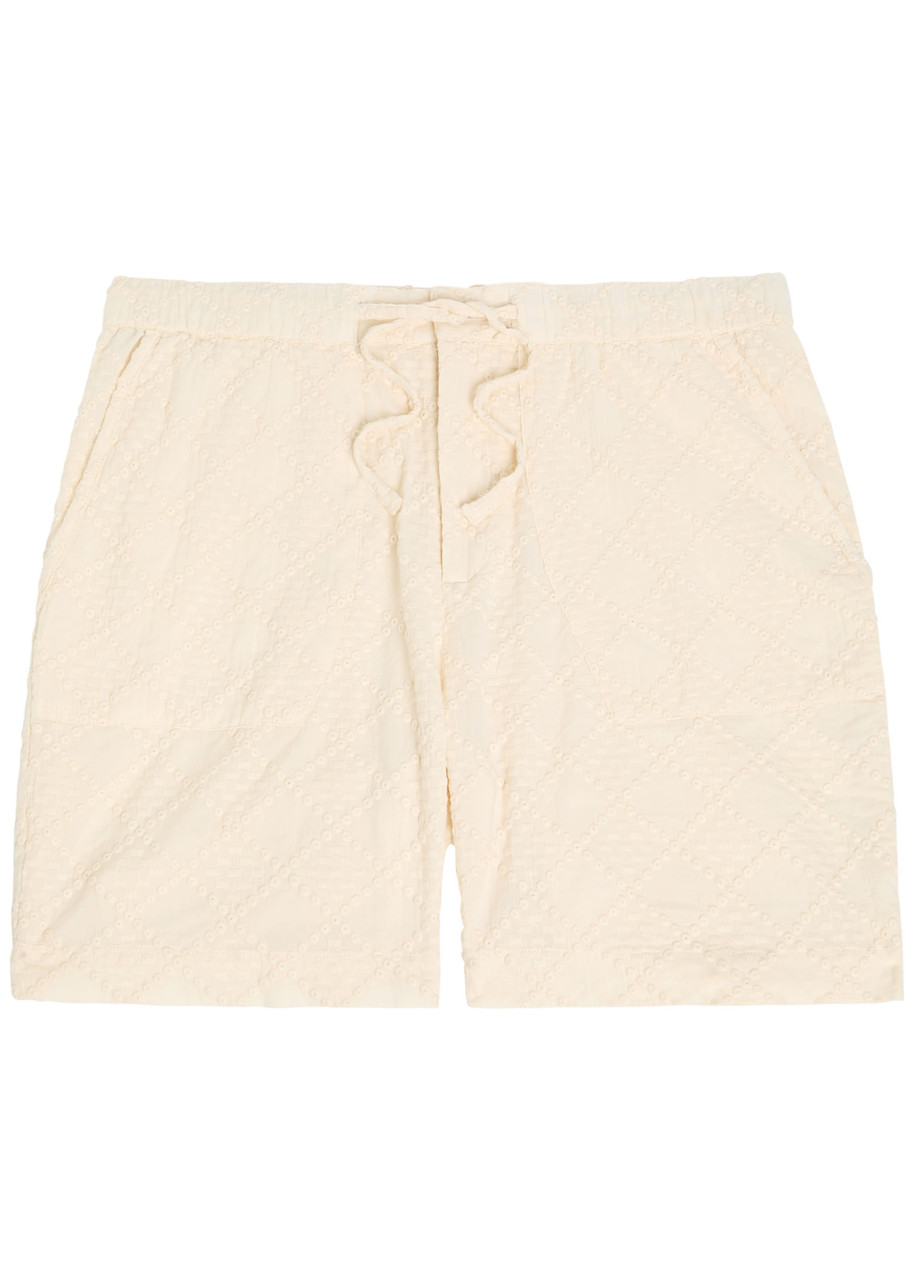 Escobelle Embroidered Cotton Shorts