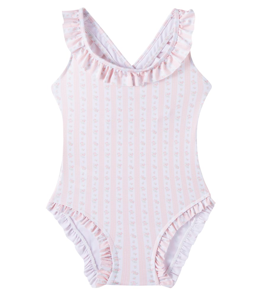 Opal floral ruffled swimsuit