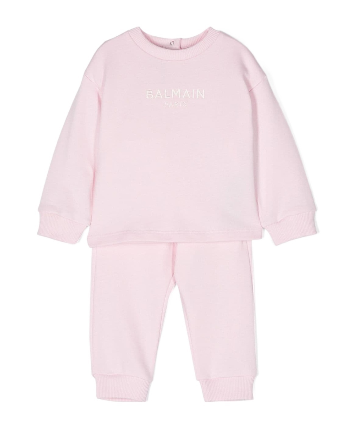 Embroidered-logo tracksuit